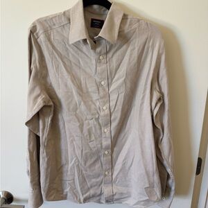 UNTUCKit Cream Button-Up Shirt